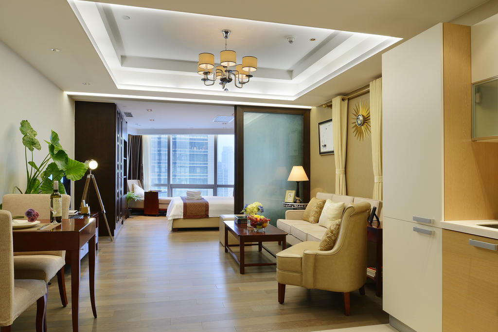 Yousu Hotel & Apartment Nanjing Xuanwu Lake Jinmao Plaza Branch Стая снимка