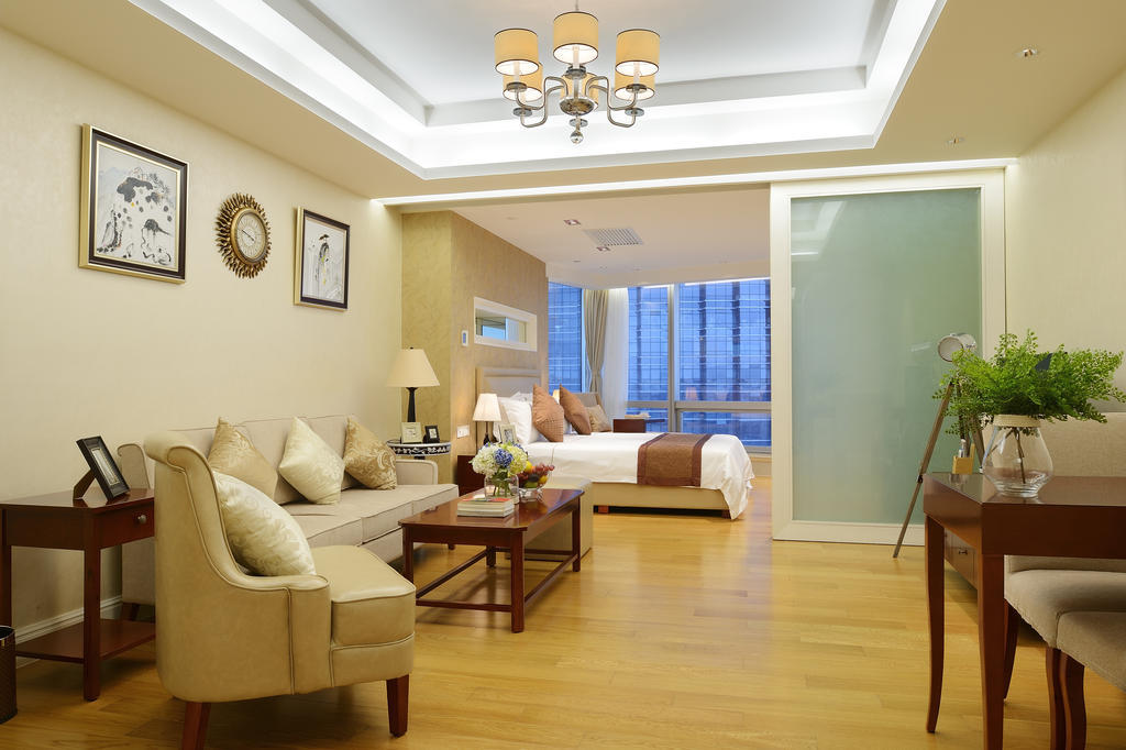 Yousu Hotel & Apartment Nanjing Xuanwu Lake Jinmao Plaza Branch Стая снимка